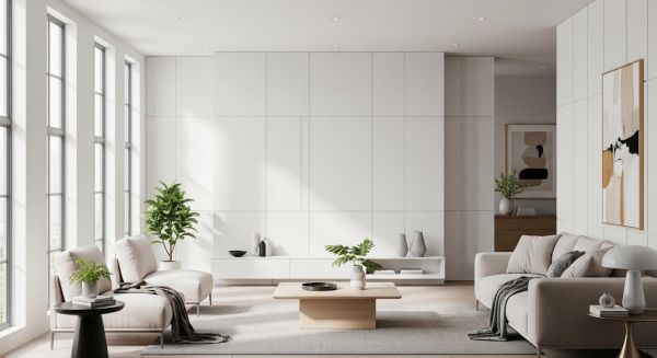 Comment sublimer votre intérieur avec les panneaux muraux blancs ?